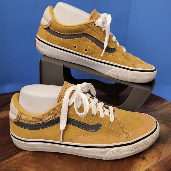VANS TNT Trujillo Prototype Oak Buff (Mustard) Pro Men's 7.5 - Picture 2 of 13